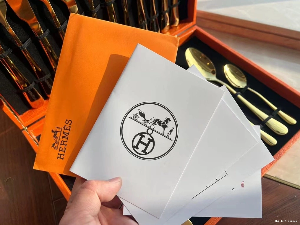 HERMES SET CUTLERY CUSTOM 0809